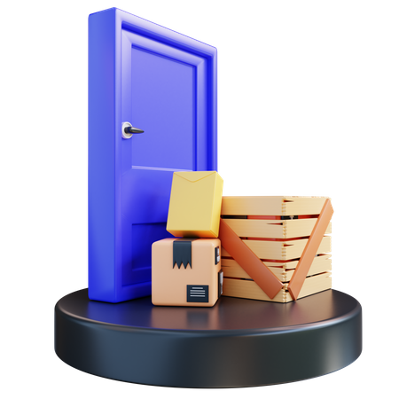 Lieferung nach Hause  3D Icon