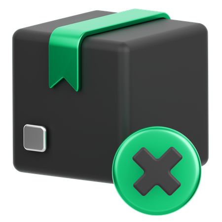 Lieferung stornieren  3D Icon