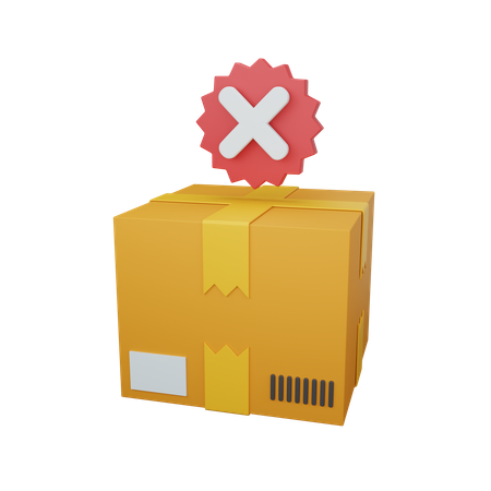 Lieferung storniert  3D Icon