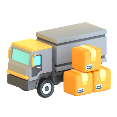 Lieferwagen  3D Icon