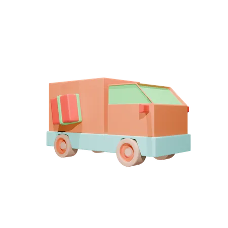 Lieferwagen  3D Icon