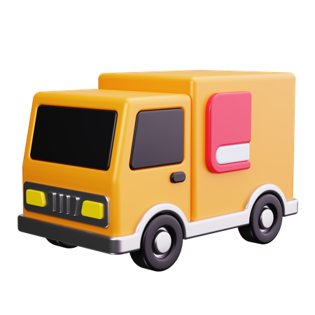 Lieferwagen  3D Icon