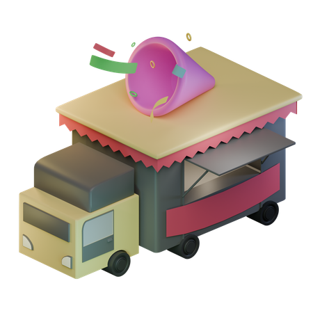 Lieferwagen  3D Icon