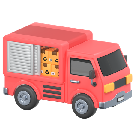 Lieferwagen  3D Icon