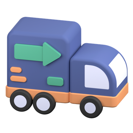 Lieferwagen  3D Illustration