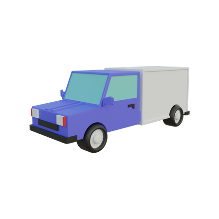 Lieferwagen  3D Illustration
