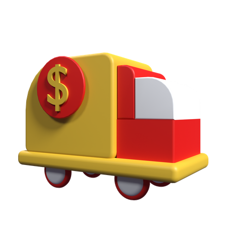 Lieferwagen  3D Illustration