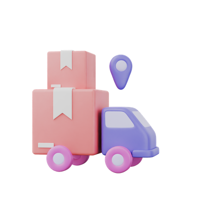 Lieferwagen  3D Illustration