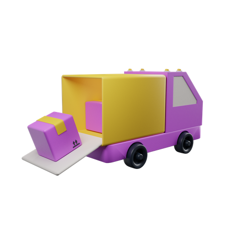 Lieferwagen  3D Illustration