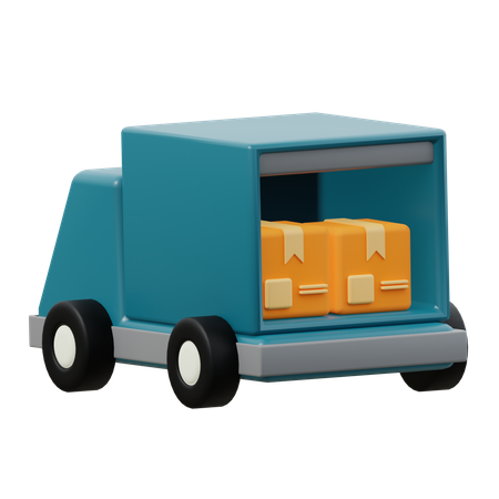 Lieferwagen  3D Icon