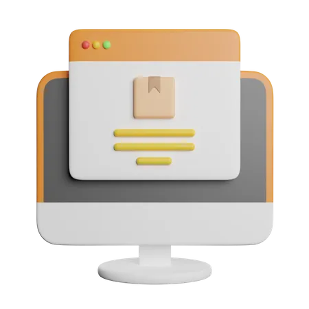 Lieferwebsite  3D Icon