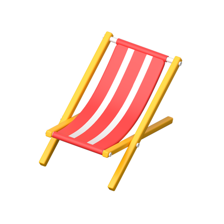 Liegestuhl  3D Icon