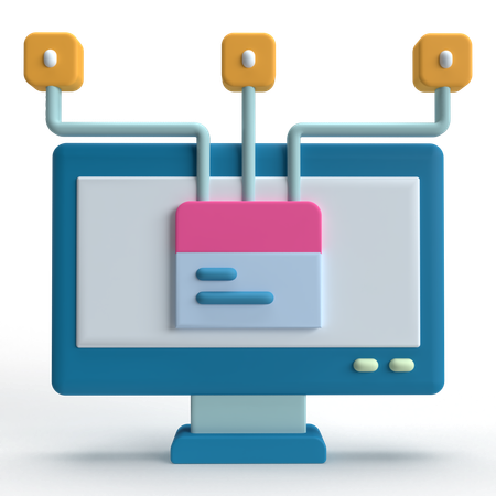 Lien  3D Icon