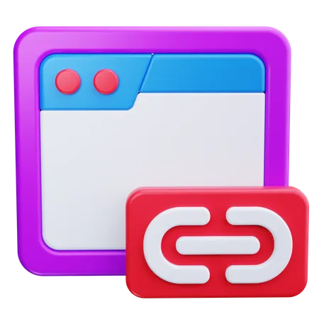 Lien  3D Icon