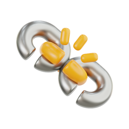 Lien  3D Icon