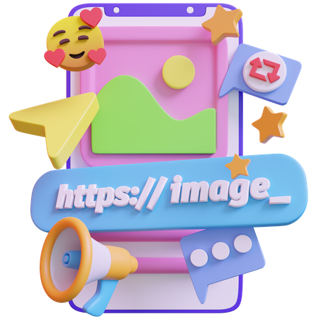 Lien  3D Icon