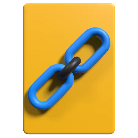 Lien  3D Icon