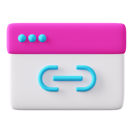 Lien  3D Icon