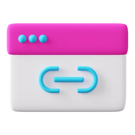 Lien  3D Icon