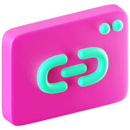 Lien  3D Icon