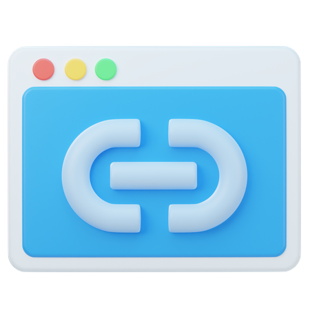 Lien  3D Icon