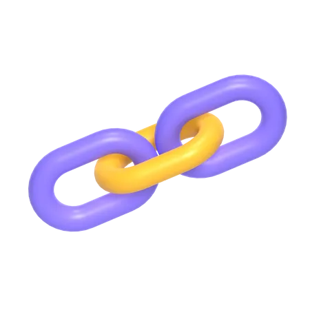 Lien  3D Icon