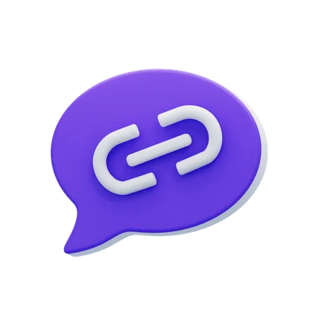 Lien bulle de discussion  3D Icon