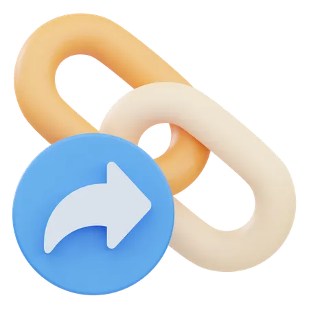 Lien de partage  3D Icon