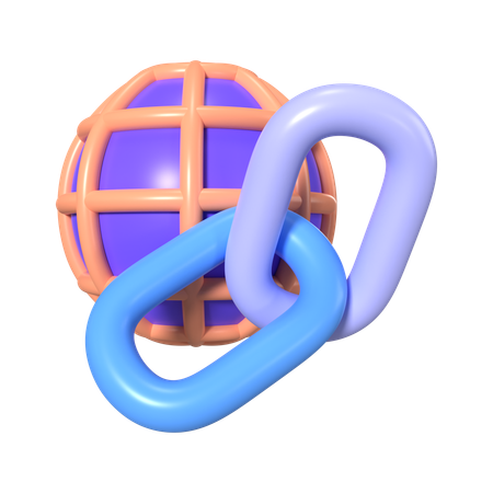 Lien hypertexte  3D Icon