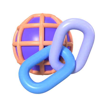 Lien hypertexte  3D Icon