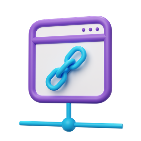 Lien hypertexte du navigateur  3D Icon