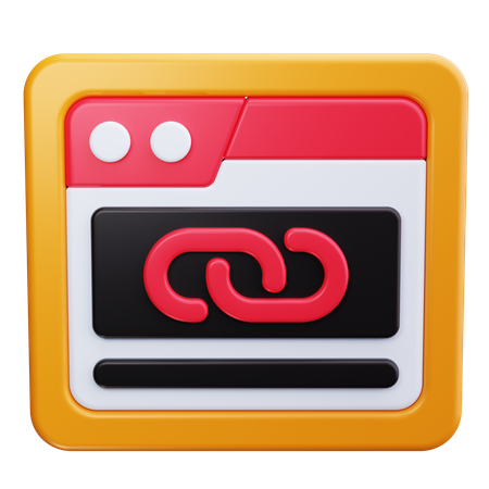 Lien retour  3D Icon