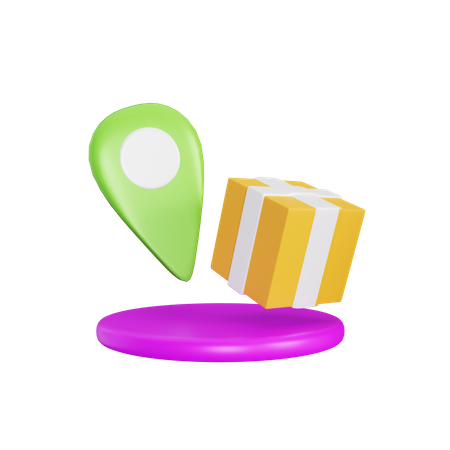 Lieu de livraison  3D Icon