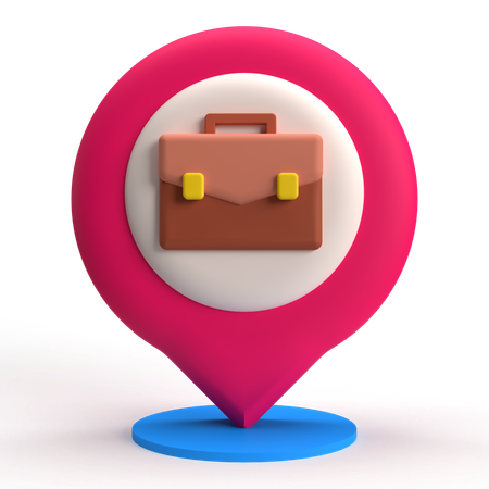 Lieu de travail  3D Icon