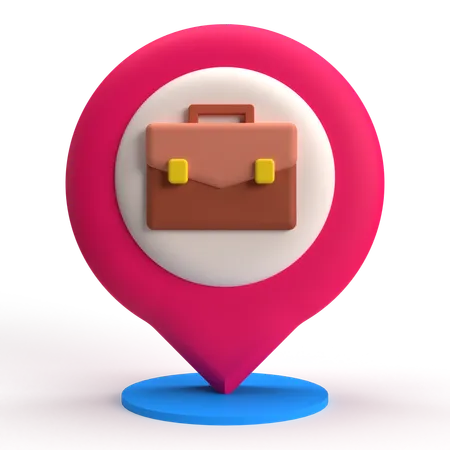 Lieu de travail  3D Icon