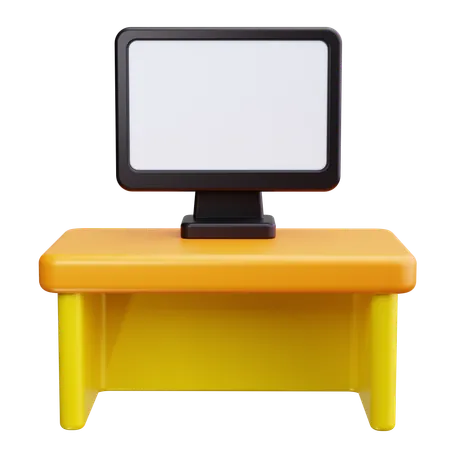 Bureau de travail  3D Icon