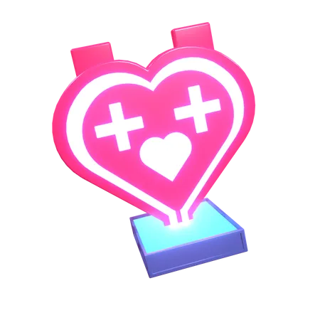 Life  3D Icon