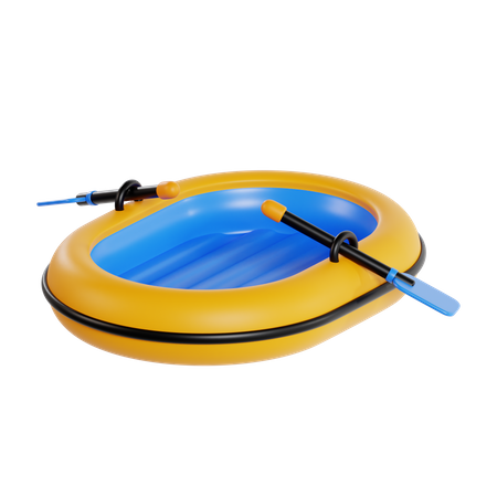 Life Boat  3D Icon