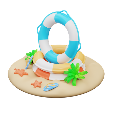 Life Buoy  3D Icon