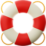 life ring 3d logo