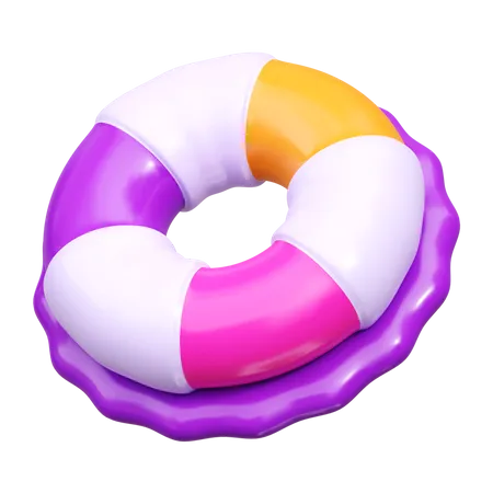 Life Buoy 3 D Illustration Icon 3D Icon
