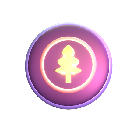 Life Coin  3D Icon