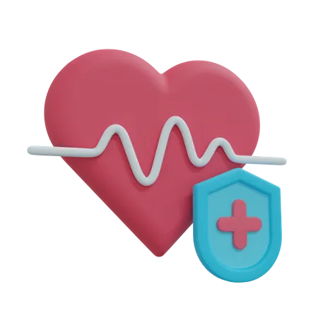 Life Insurance Illustration 3D Icon