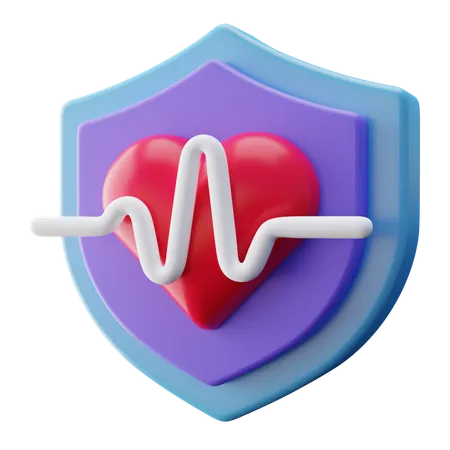 Life Insurance Shield  3D Icon