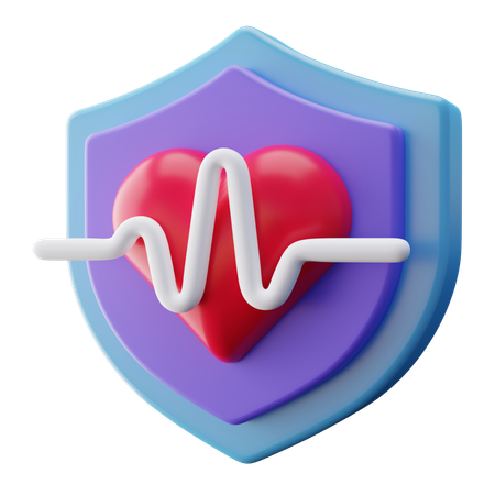 Life Insurance Shield  3D Icon