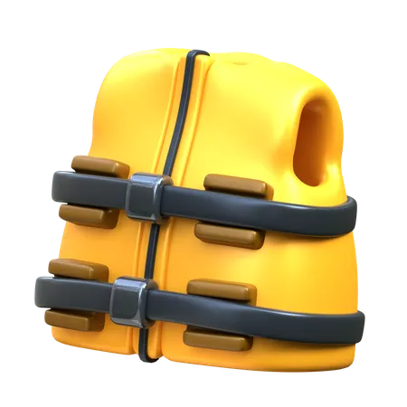 Life Jacket 3 D Fishing Icon 3D Icon