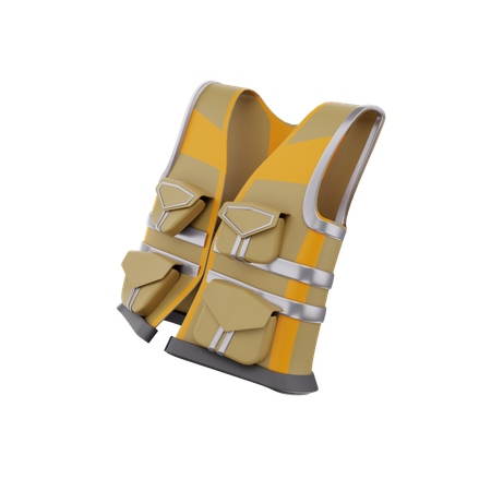 Life Jacket  3D Icon