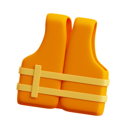 Life Jacket  3D Illustration