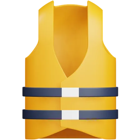 Life Jacket 3D Icon
