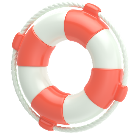 Life raft  3D Icon